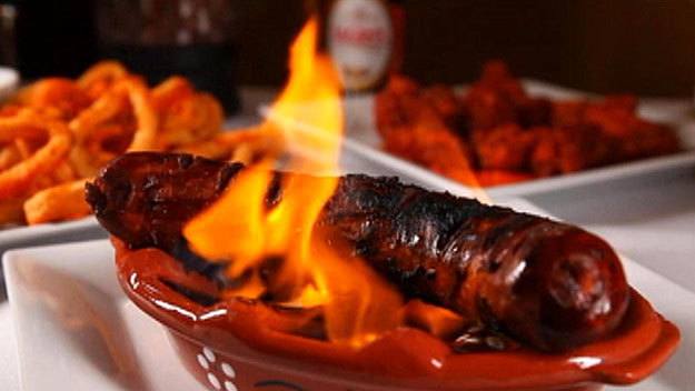Portuguese Sausages Flame Grilled Chouriço Assado Portuguese Sausages Flame Grilled Chouriço Assado